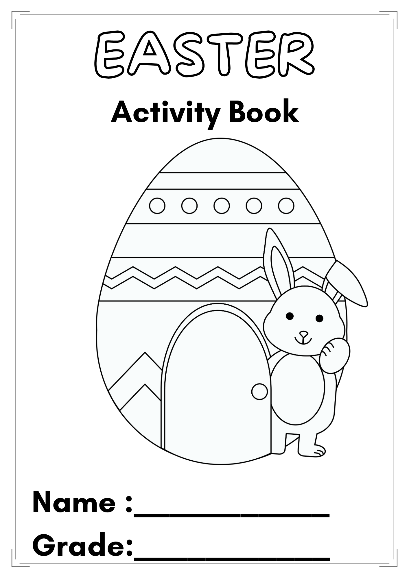 easter printable activities