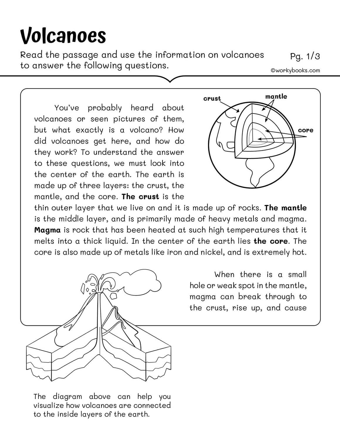 10 Free 3rd Grade Reading Fluency Passages Workybooks