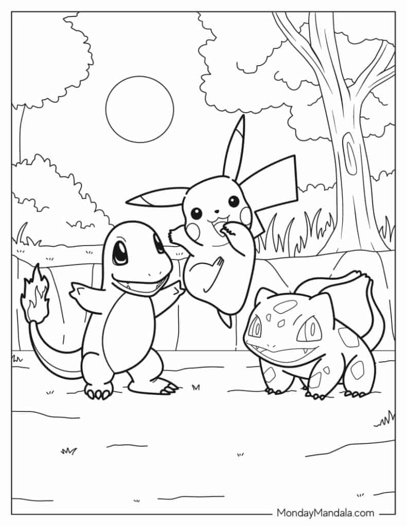 Print Pokemon Coloring Pages