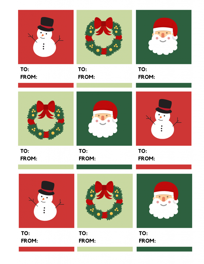 101 Free Printable Christmas Tags You Can Print At Home 2025 So Festive 
