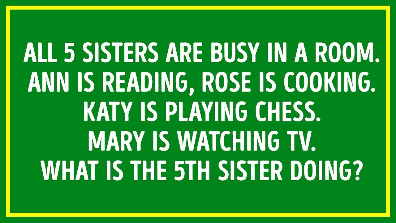 14 MIXED BRAIN TEASERS FOR ADULTS TO TEST YOUR LOGIC YouTube