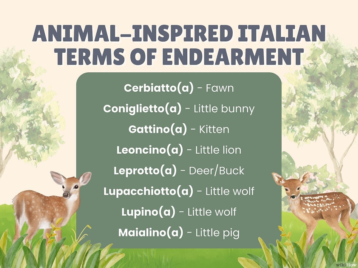 140 Italian Terms Of Endearment For Your Loved Ones