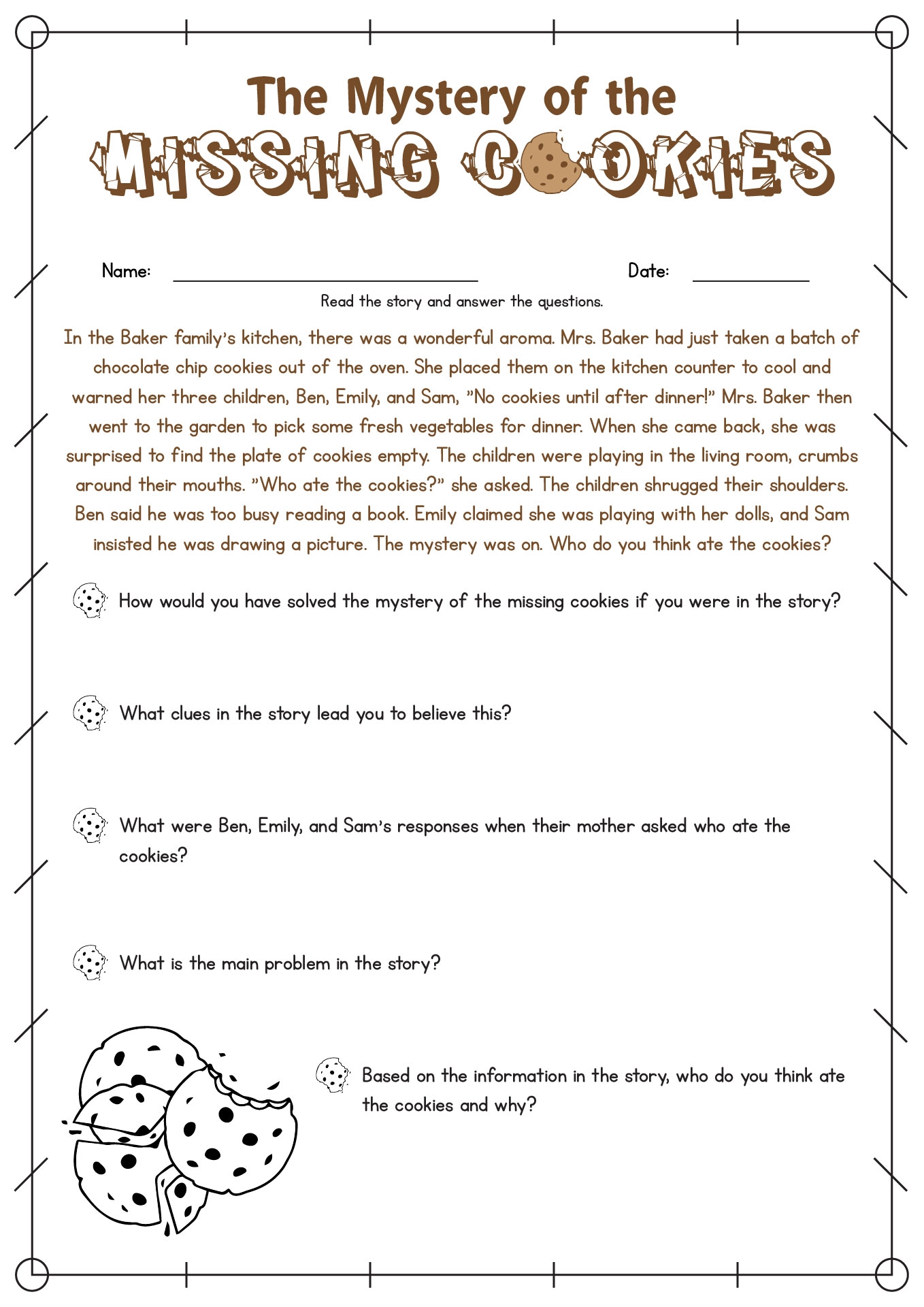 4th grade reading passages