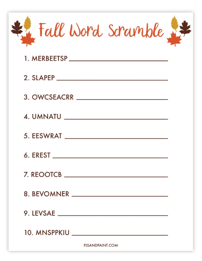 15 Free Printable Fall Games And Activities Pjs And Paint 15 Free Printable Fall Games And Activities Pjs And Paint