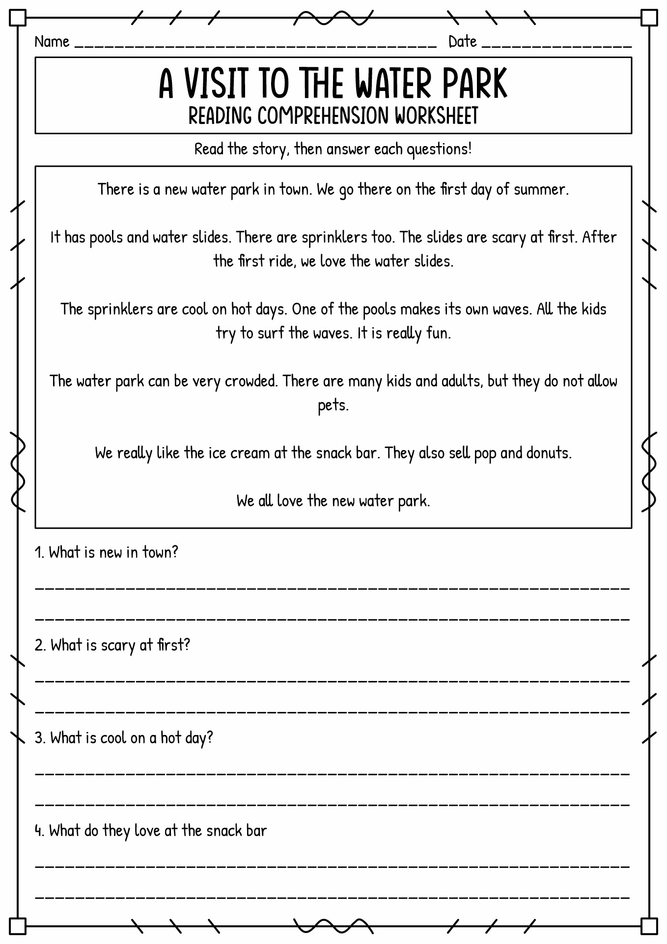 17 Second Grade Short Story Worksheet Free PDF At Worksheeto Worksheets Library 17 Second Grade Short Story Worksheet Free PDF At Worksheeto Worksheets Library