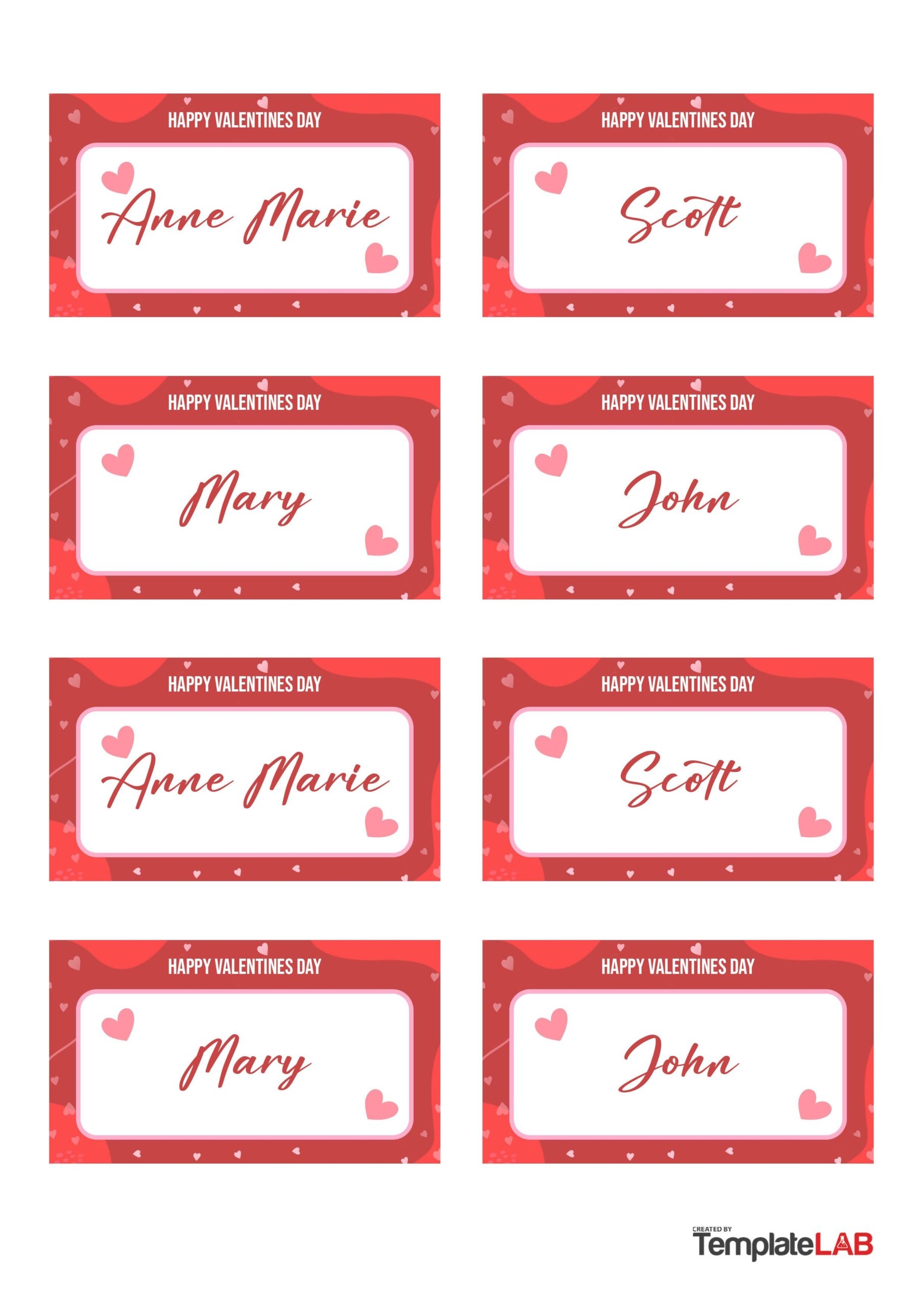 name plate template for word