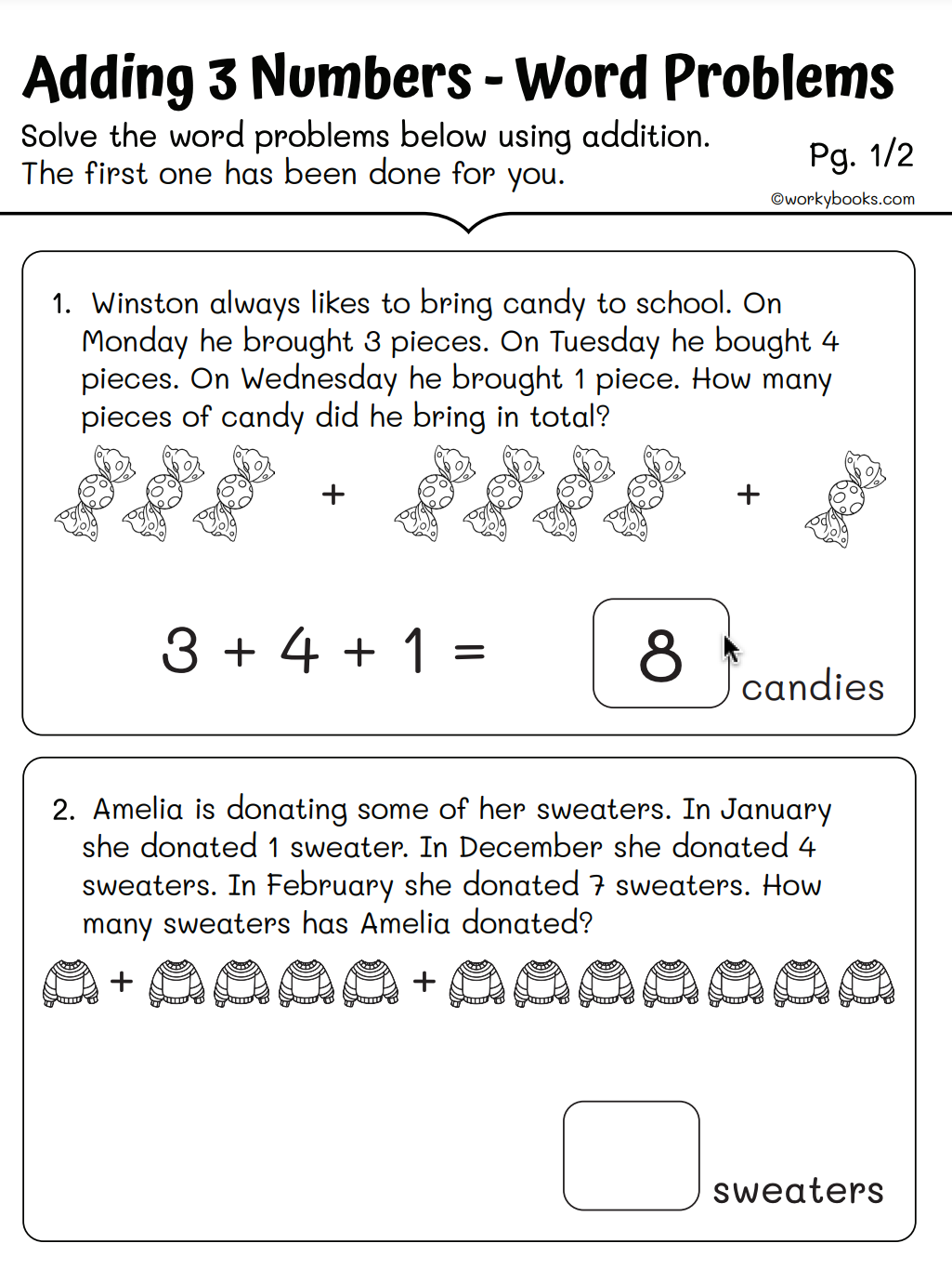 1st Grade Math Word Problems Workybooks Workybooks 1st Grade Math Word Problems Workybooks Workybooks