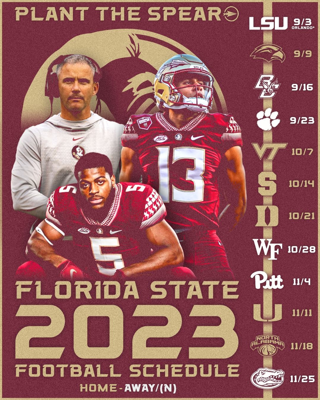 Printable Fsu Football Schedule