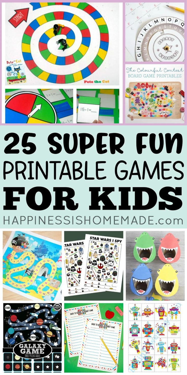 printable games for kids