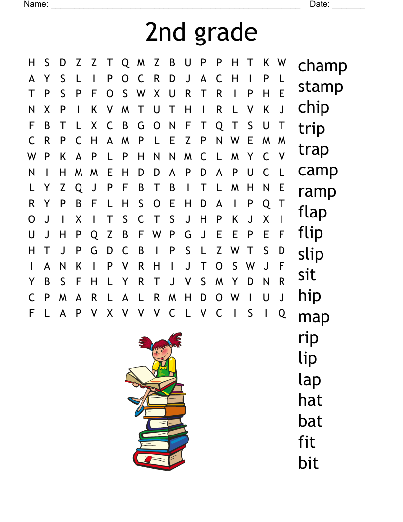 2nd Grade Classmates Word Search WordMint
