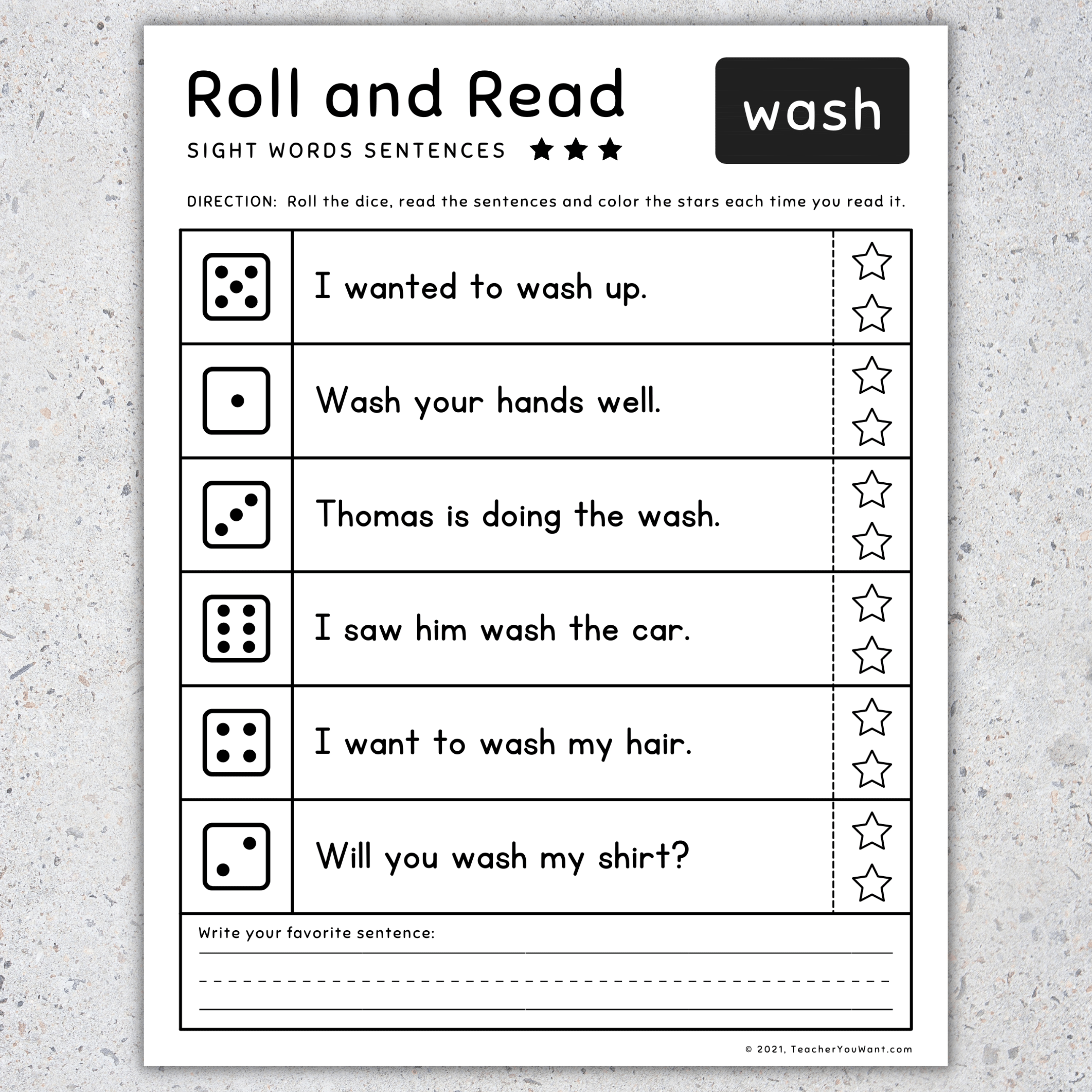 2nd Grade Sight Words Roll And Read Sight Words Reading Fluency SET 3 Made By Teachers