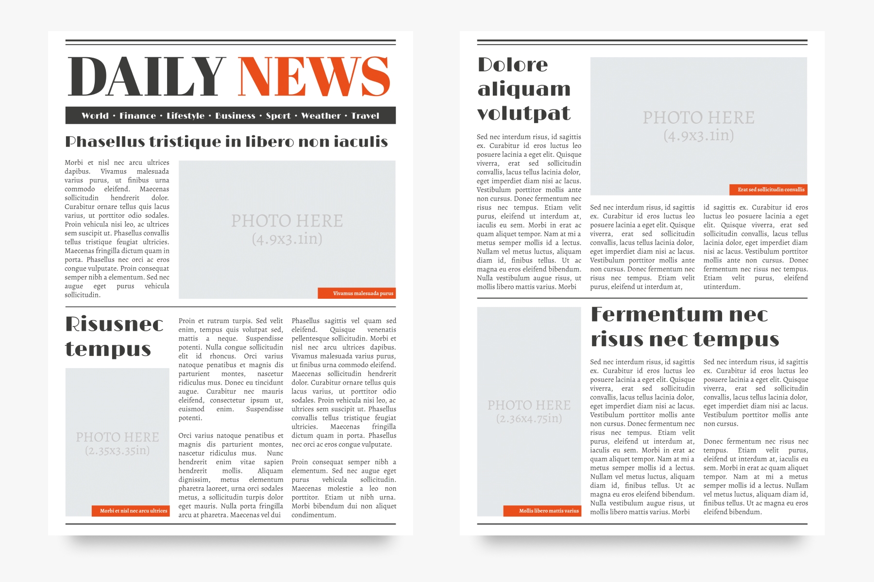 Newspaper Template Docs