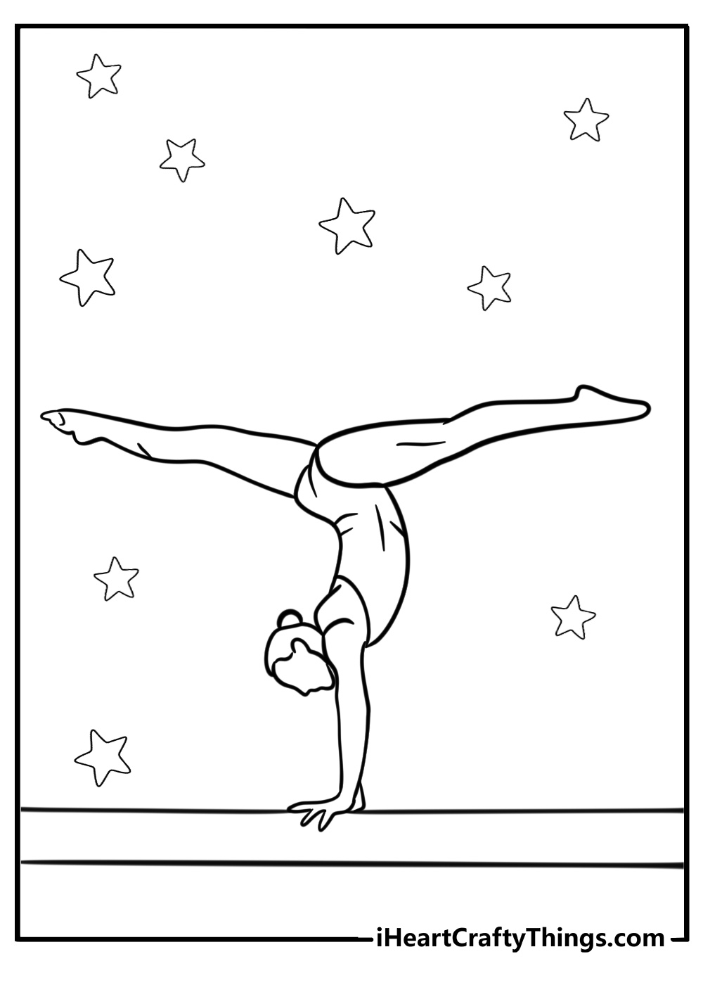 30 Gymnastics Coloring Pages 100 Free Printables 