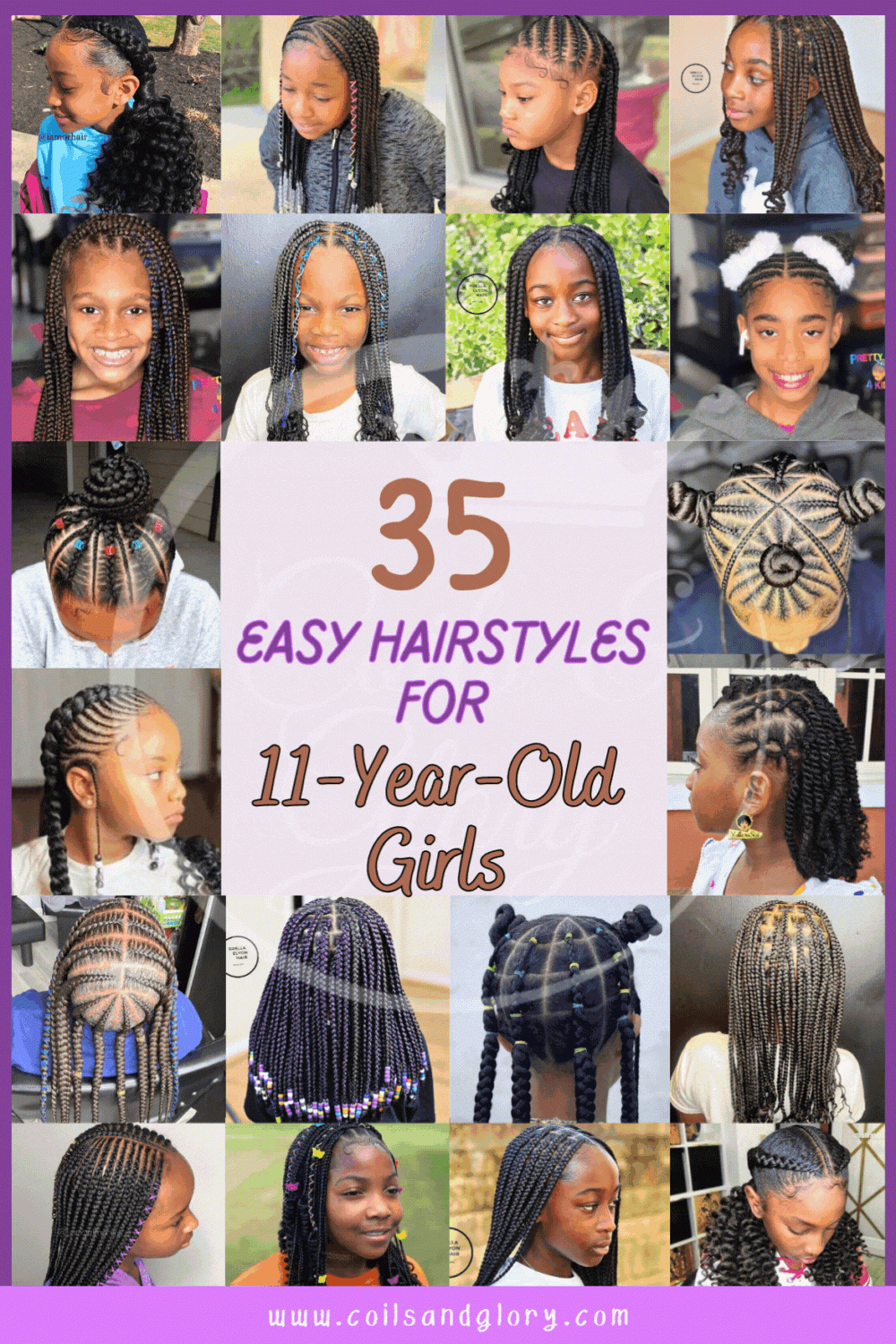 35 Easy Natural Hairstyles For 11 Year Old Girls In Grade School Coils And Download Free