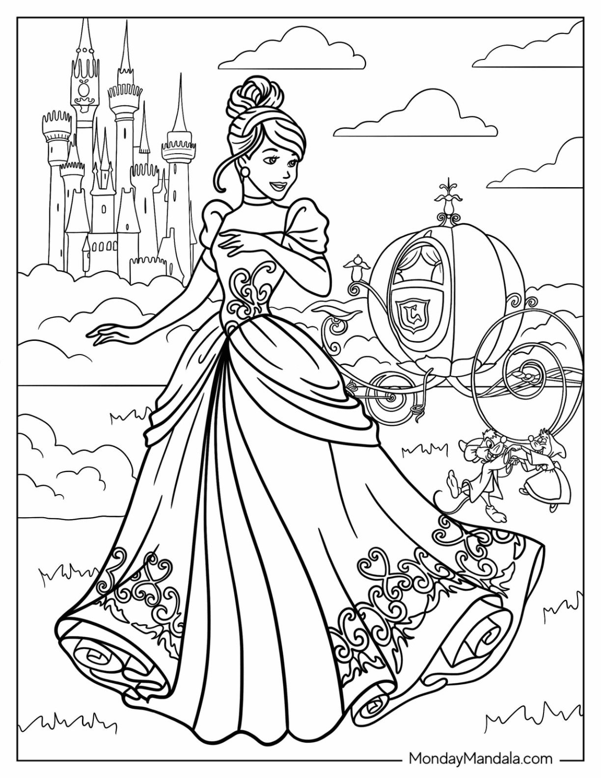 Free Princess Coloring Pages Printable