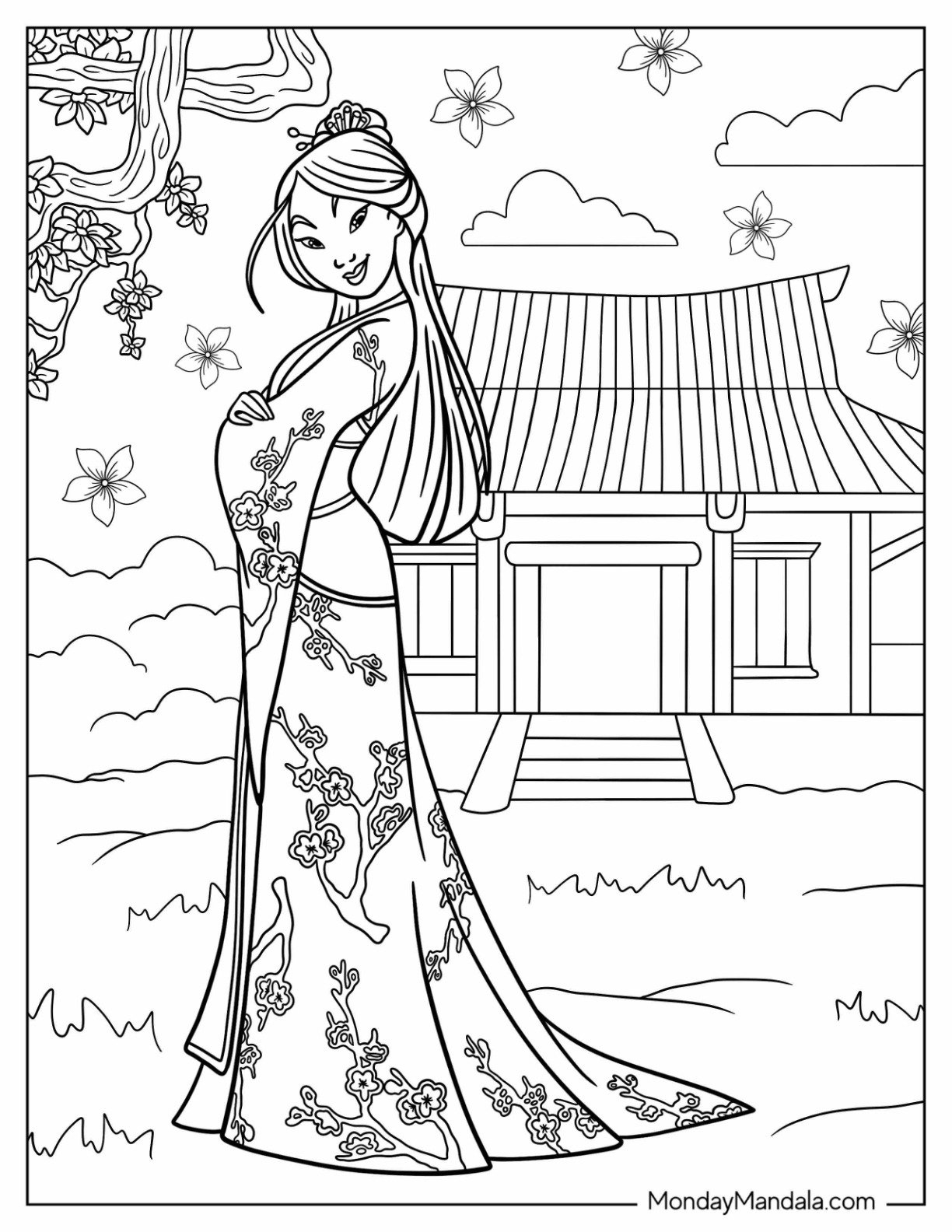 36 Disney Princess Coloring Pages Free PDF Printables 