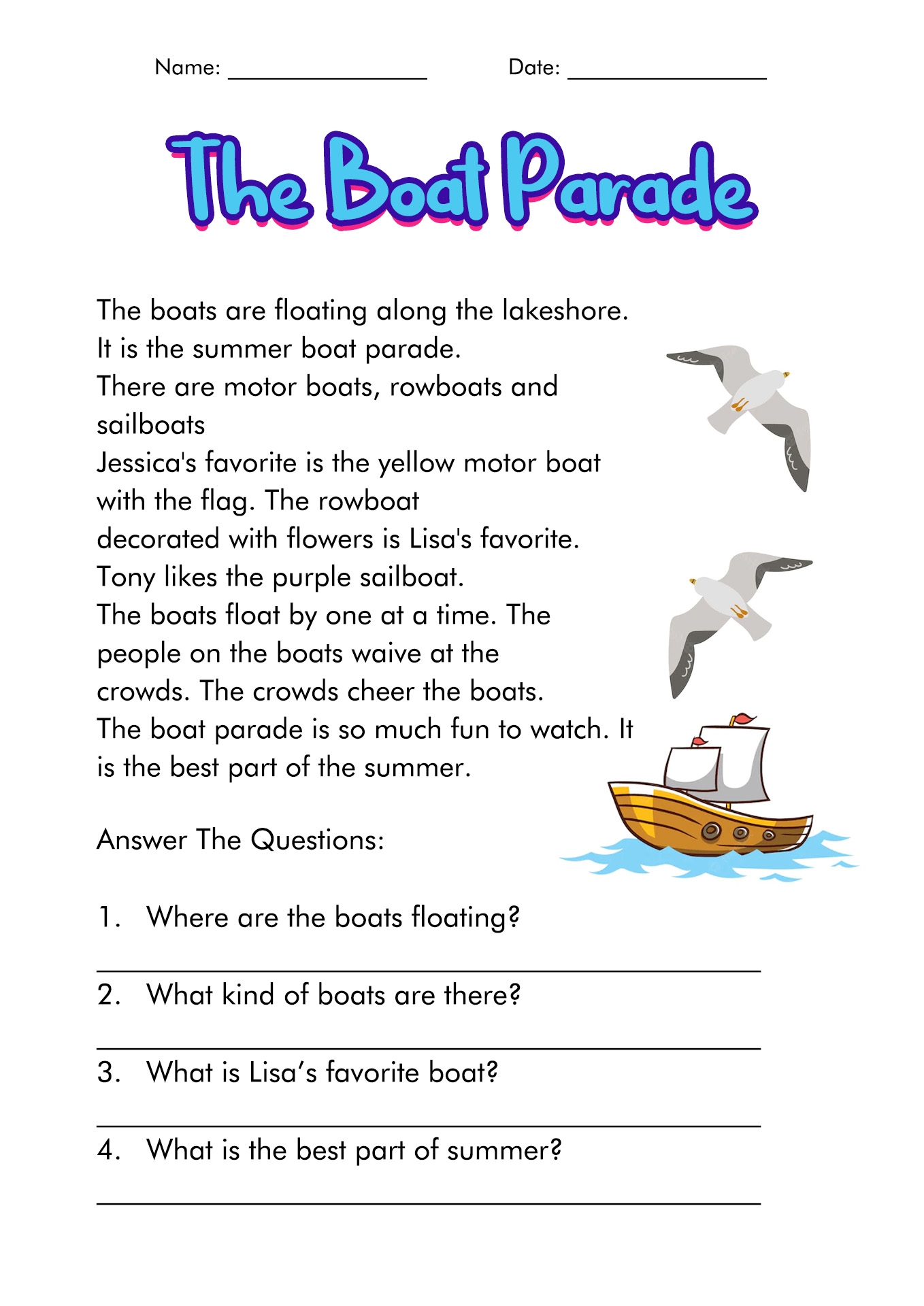 3rd Grade Reading Comprehension Worksheets 3rd Grade Reading Comprehension Worksheets