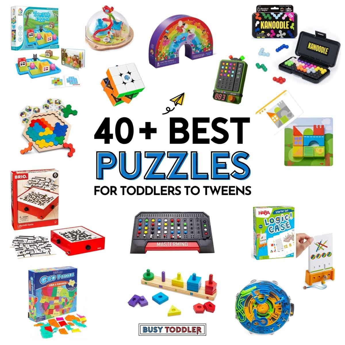 40 Best Puzzles For Kids Busy Toddler