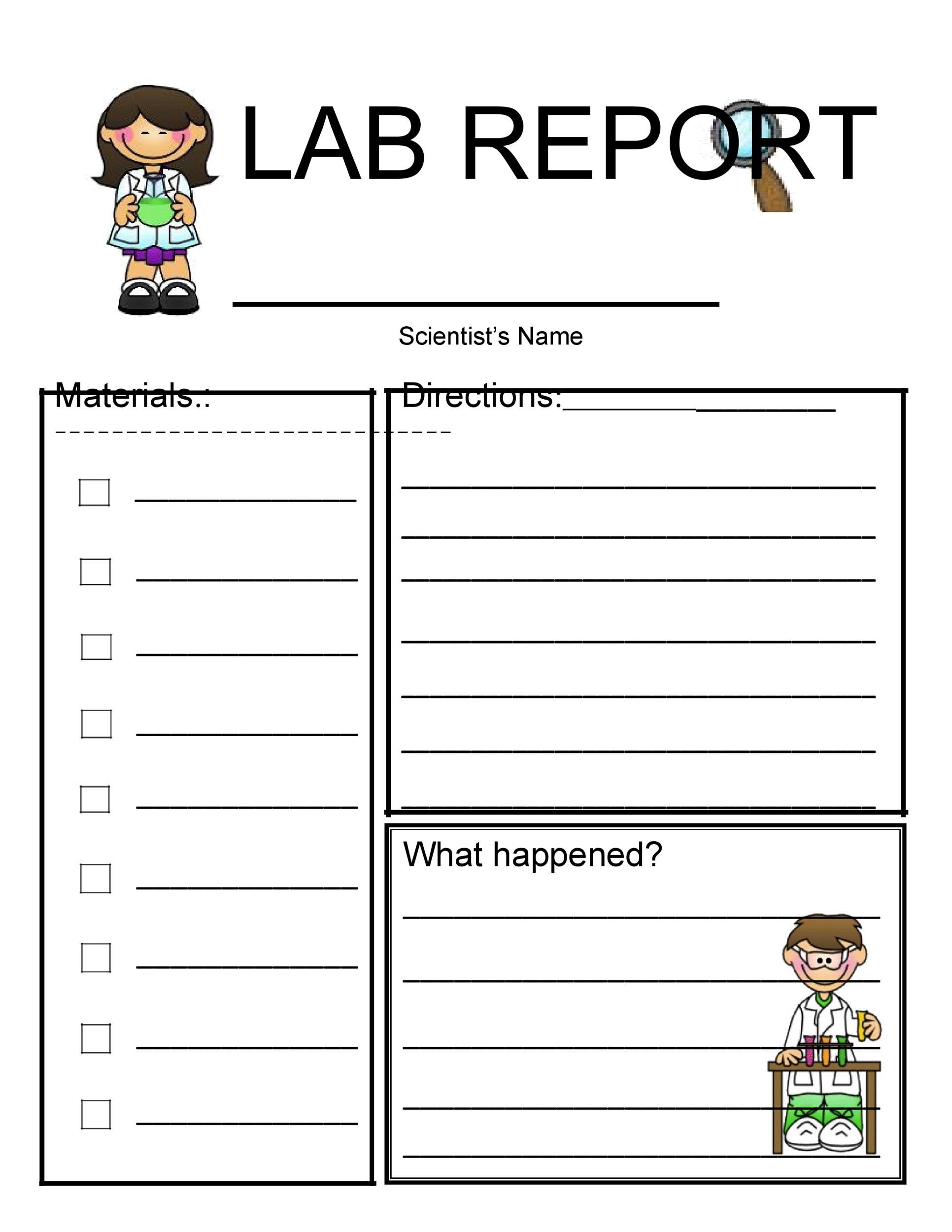 40 Lab Report Templates Format Examples TemplateLab 40 Lab Report Templates Format Examples TemplateLab