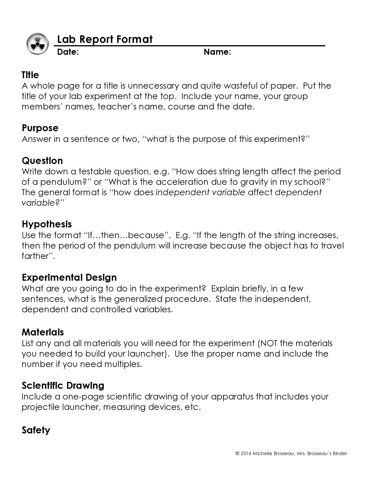 40 Useful Lab Report Examples Free Templates 40 Useful Lab Report Examples Free Templates