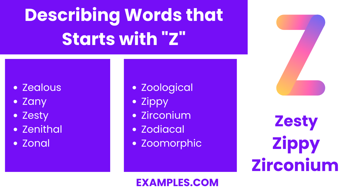 450 Words Starting With Z List Meaning PDF 450 Words Starting With Z List Meaning PDF