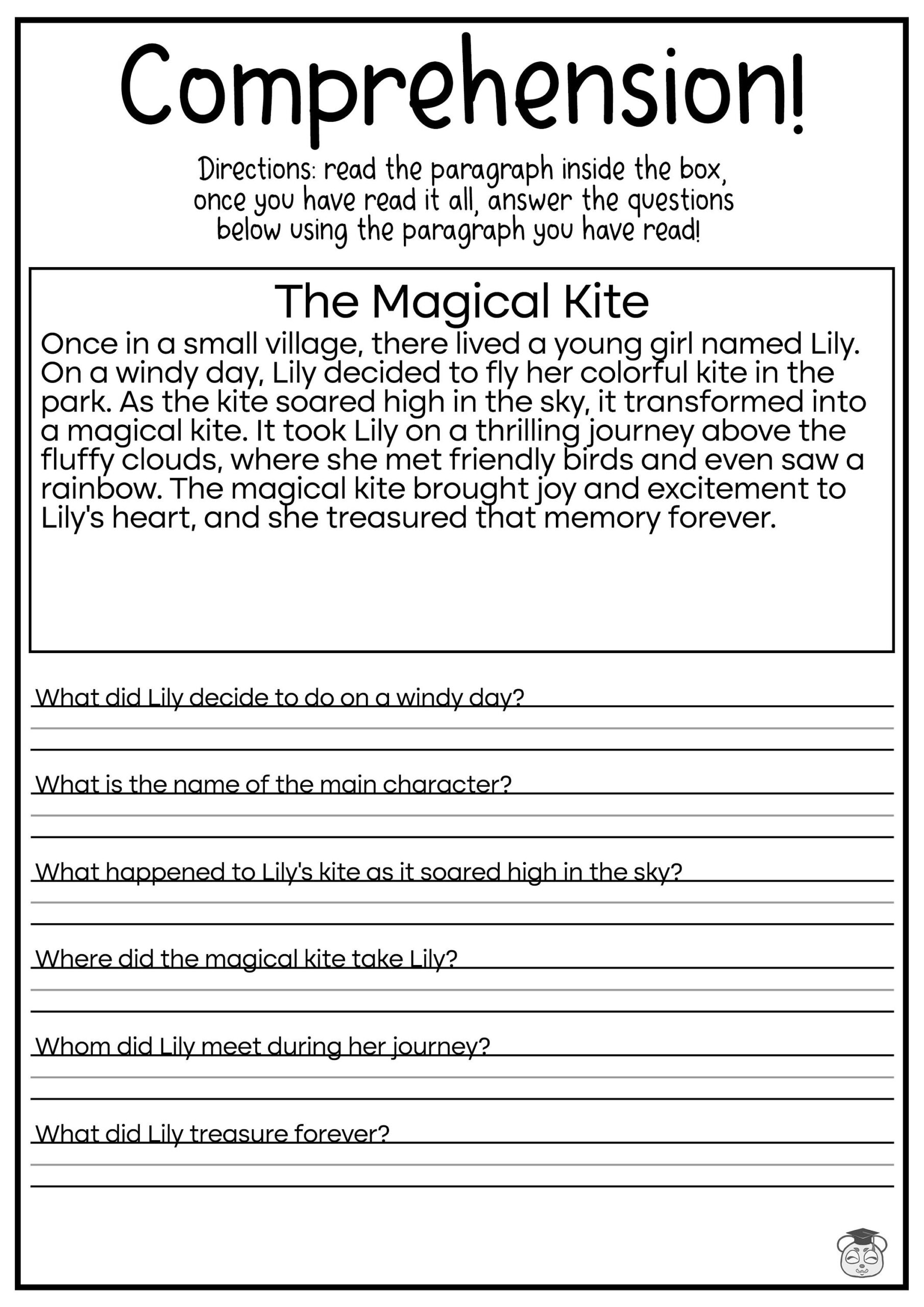 5 Printable Reading Comprehension English Worksheets ages 4 7 KG1 To Grade 2 Etsy Sweden 5 Printable Reading Comprehension English Worksheets ages 4 7 KG1 To Grade 2 Etsy Sweden