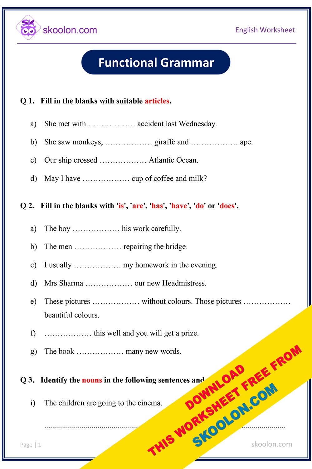 5th Grade English Worksheets Edform Worksheets Library