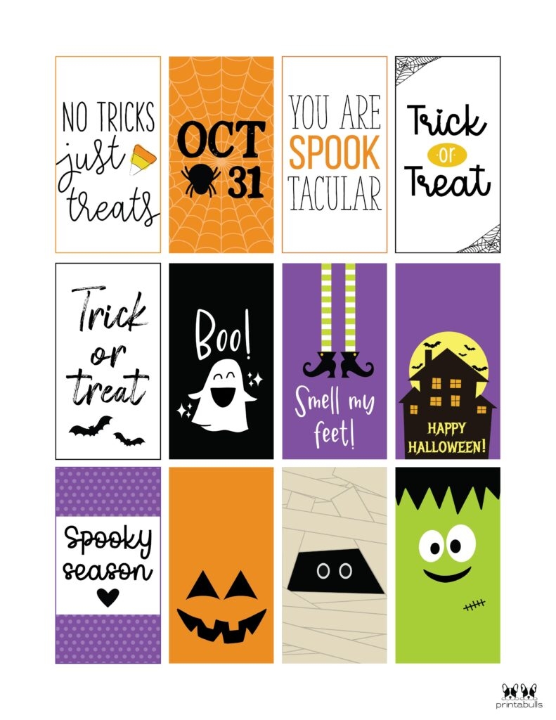 60 Free Printable Halloween Tags Printabulls