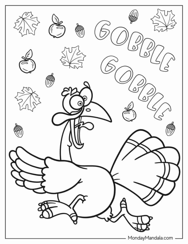 Thanksgiving Coloring Pages Free Pdf