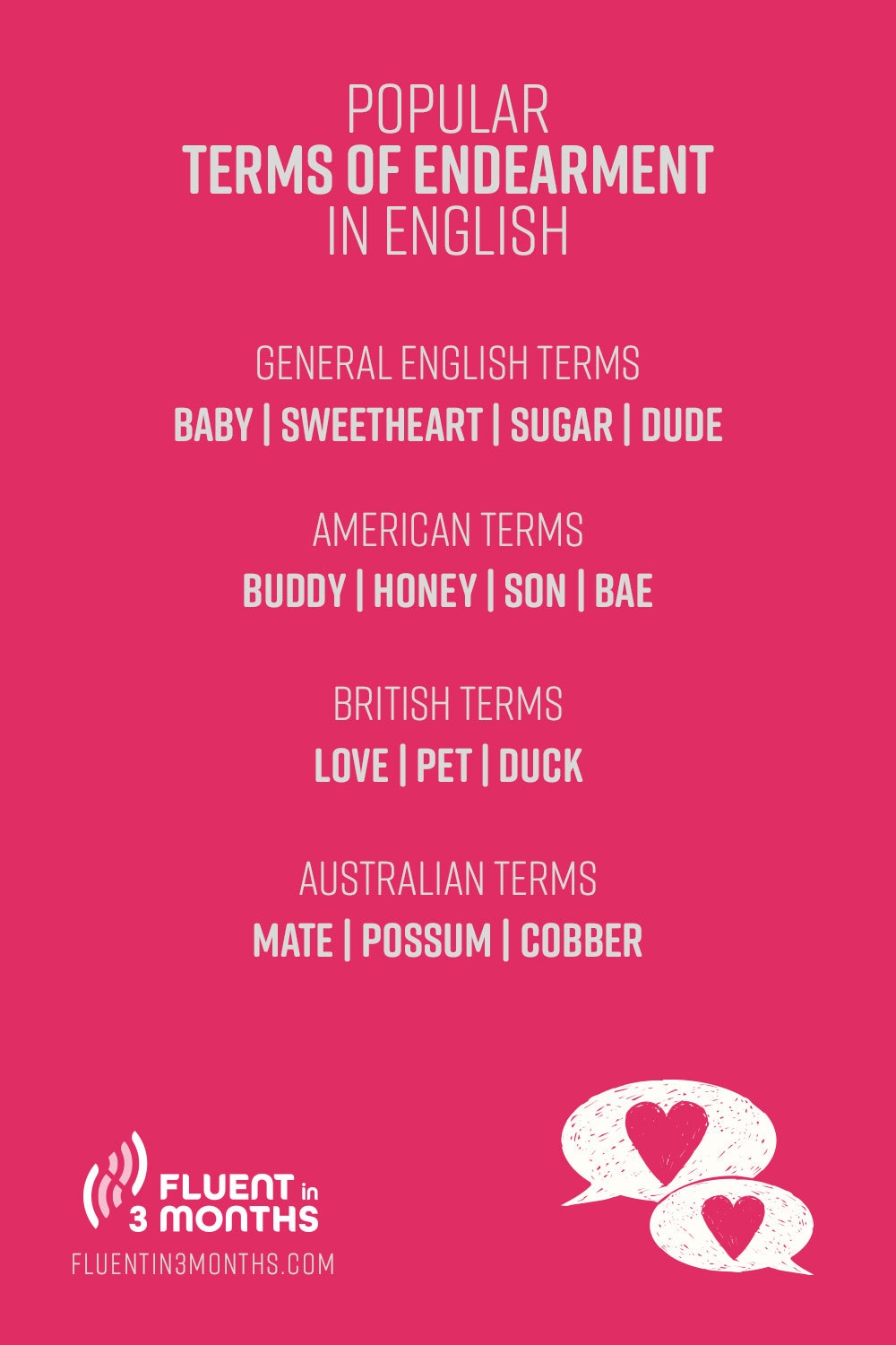 70 Terms Of Endearment From Around The World for Those You Love 