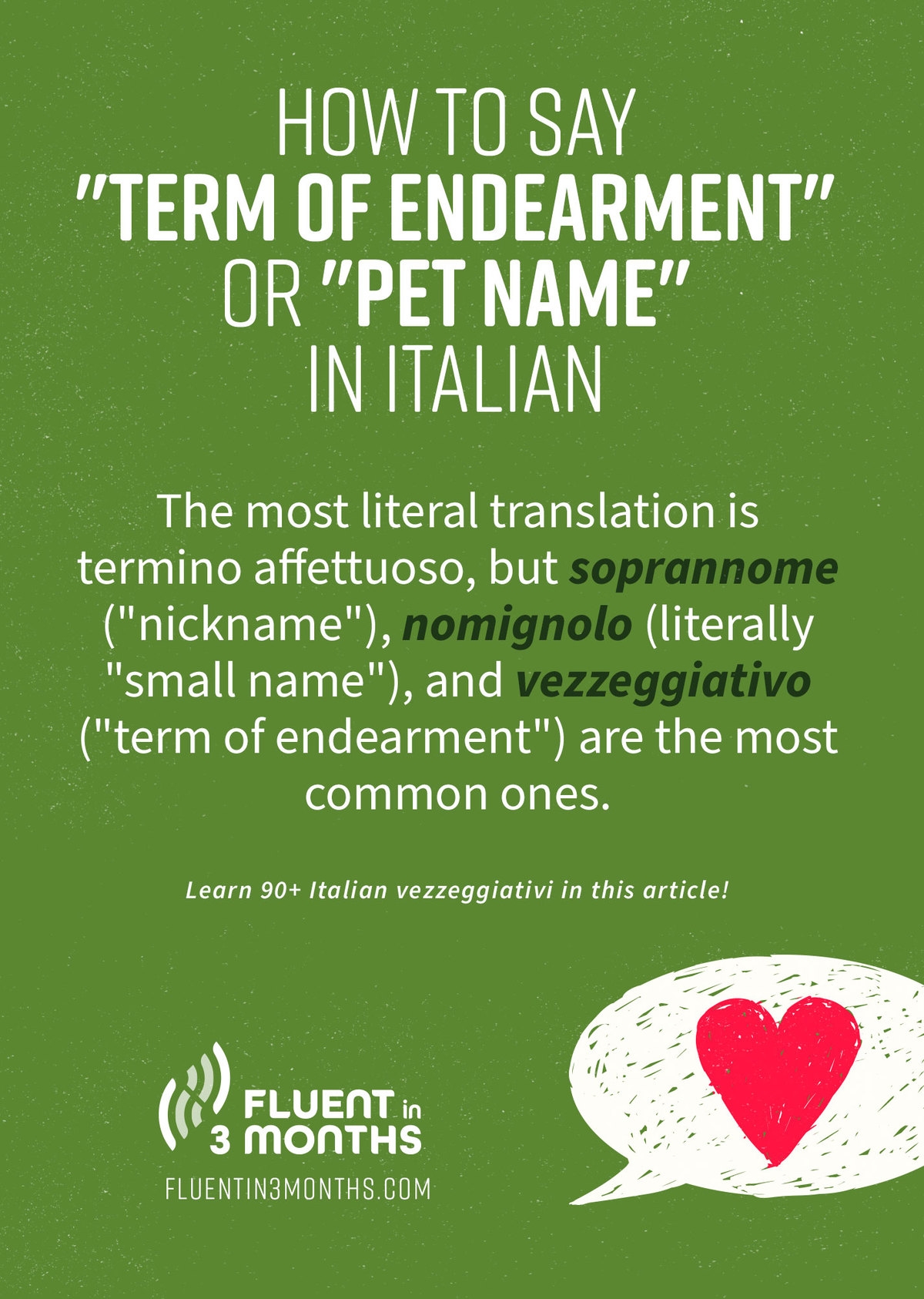 90 Italian Terms Of Endearment For Every Loved One In Your Life