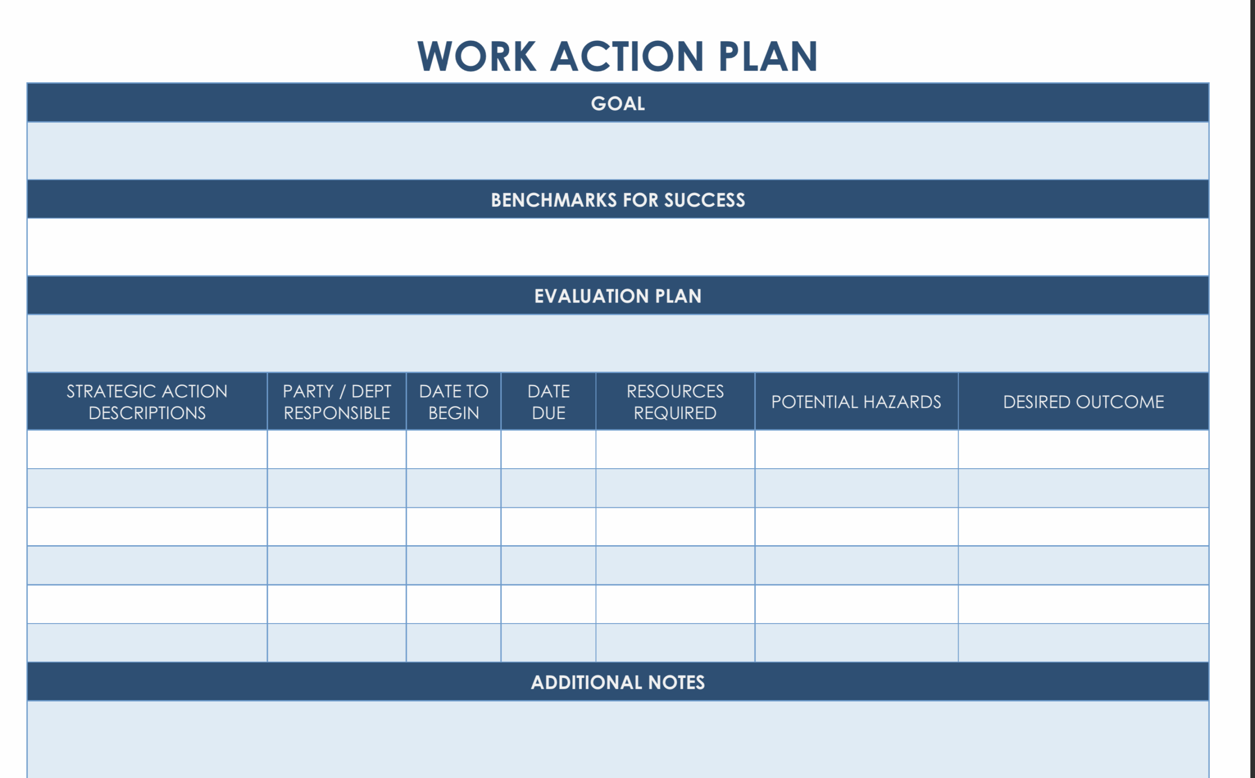 Action Plan Template For Managers Excel Templates Action Plan Template For Managers Excel Templates