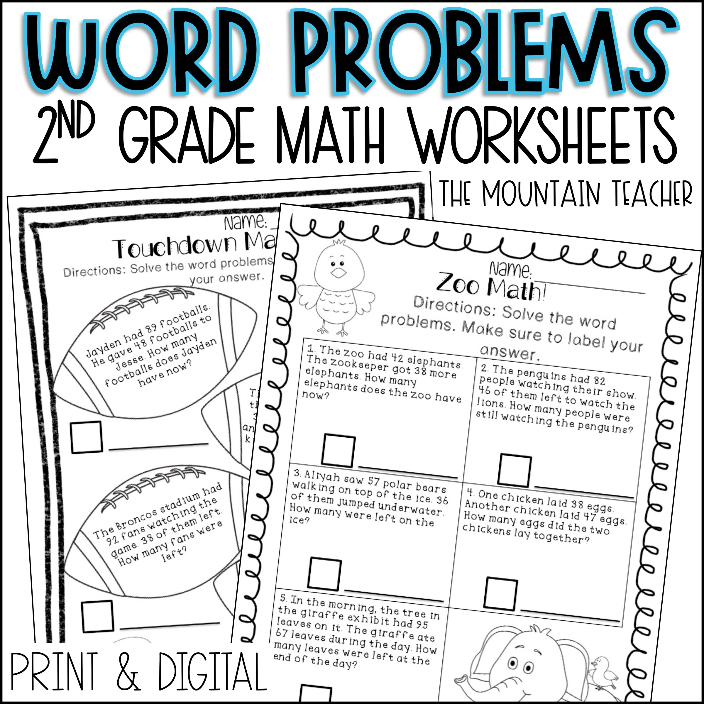 Addition And Subtraction Word Problems Worksheets Printable And Google Slides Made By Teachers Addition And Subtraction Word Problems Worksheets Printable And Google Slides Made By Teachers