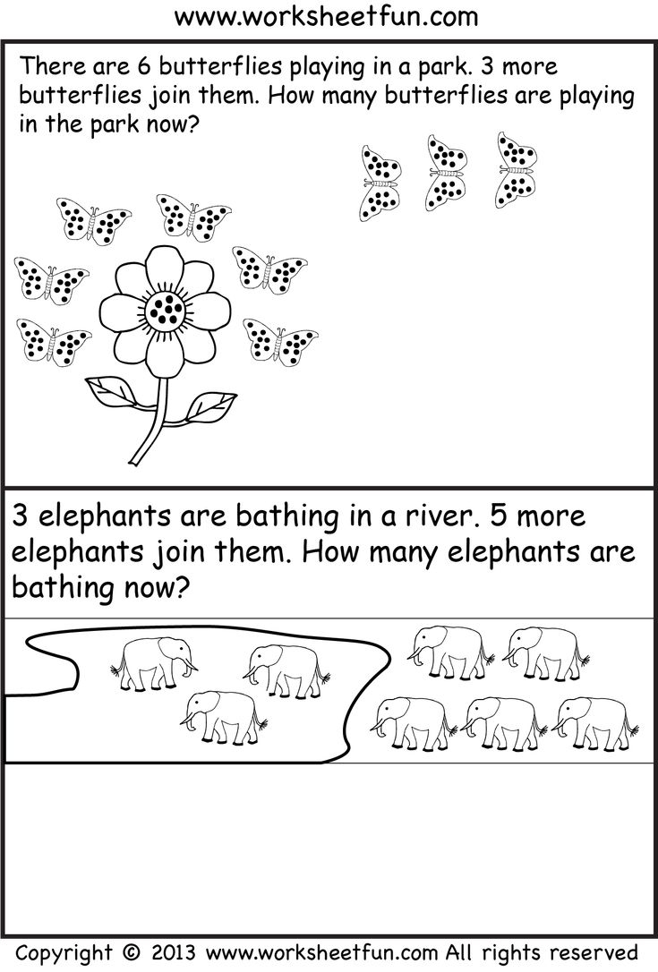 Addition Word Problems One Worksheet FREE Printable Worksheets