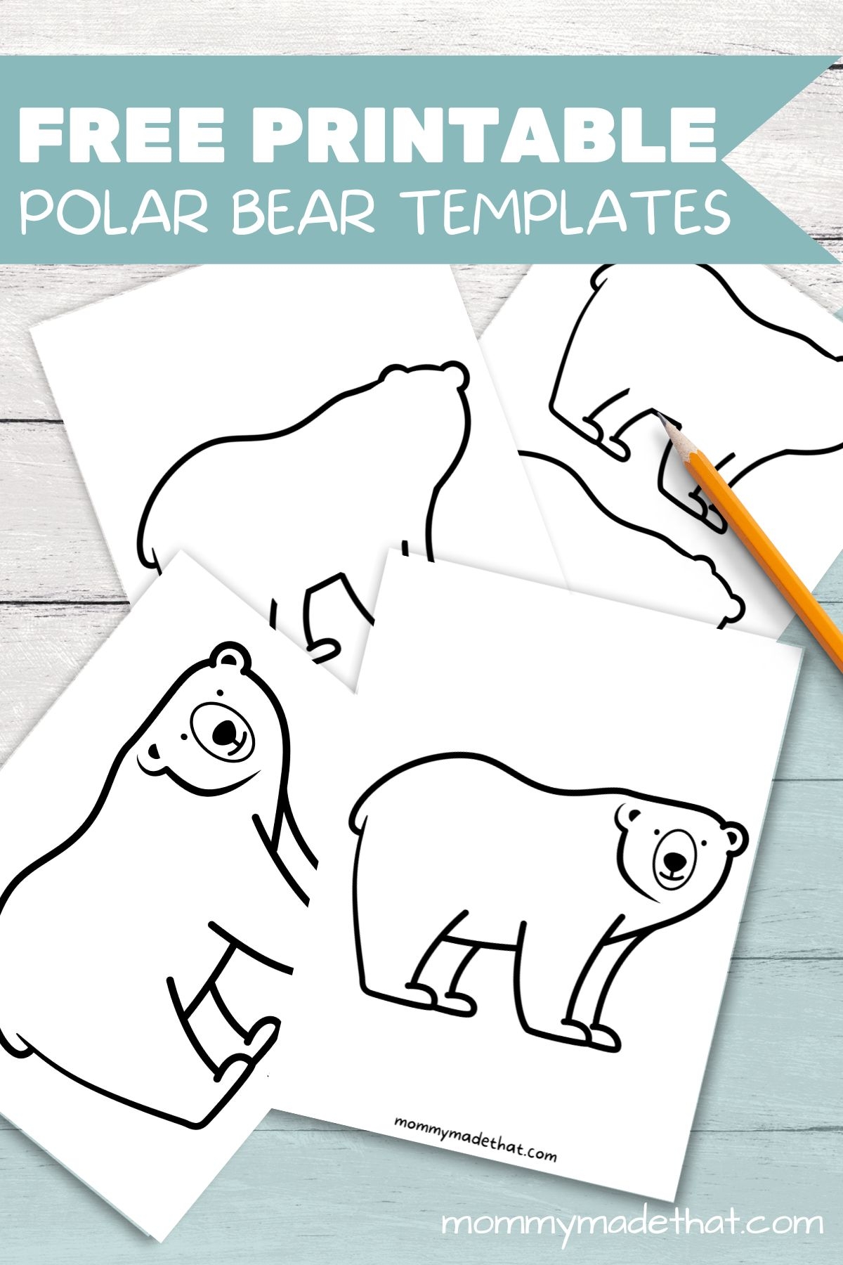 Polar Bear Template