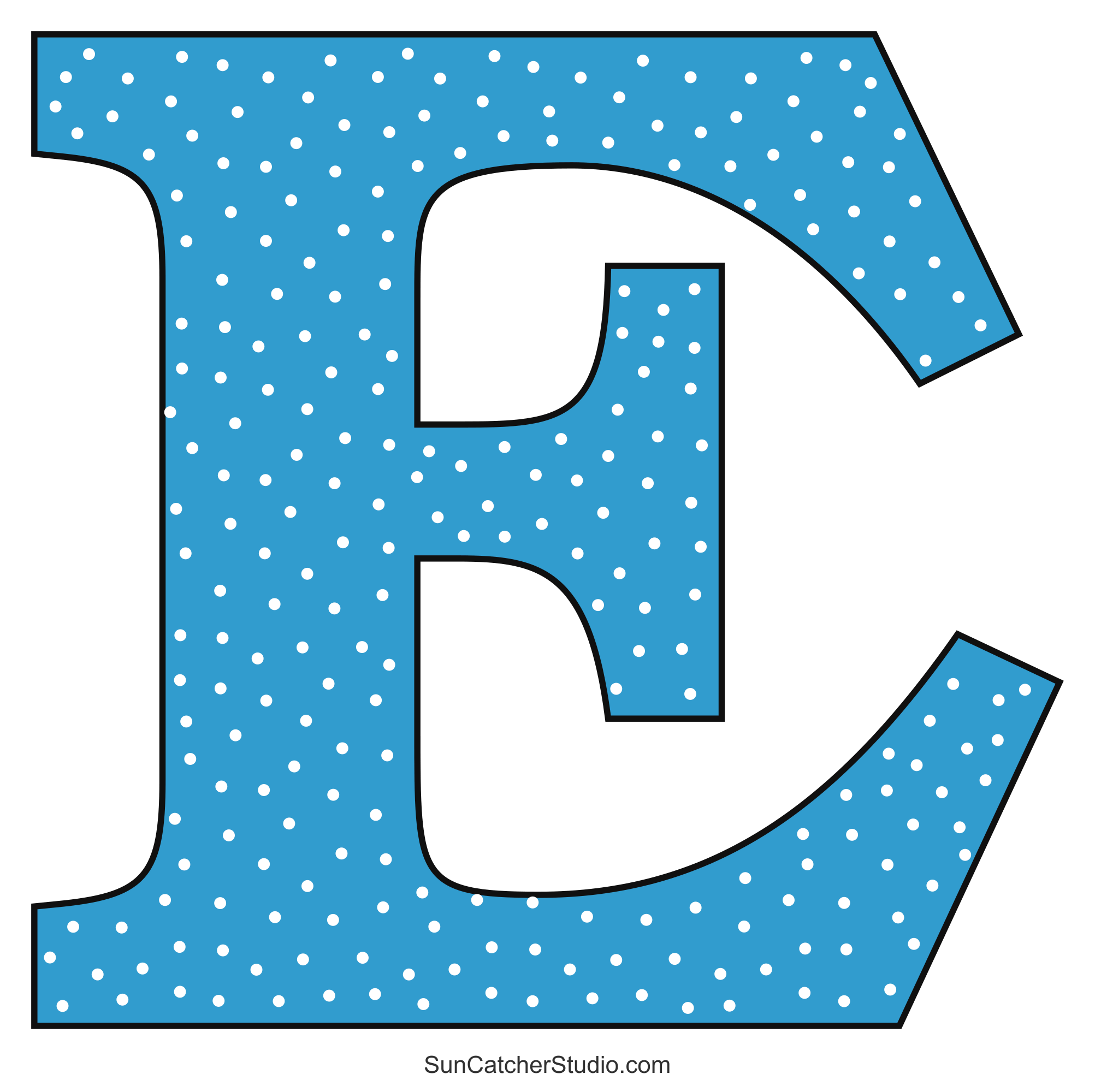 Alphabet Letters And Numbers With A Colorful Polka Dot Design Free Printables Monograms Design Tools Patterns DIY Projects