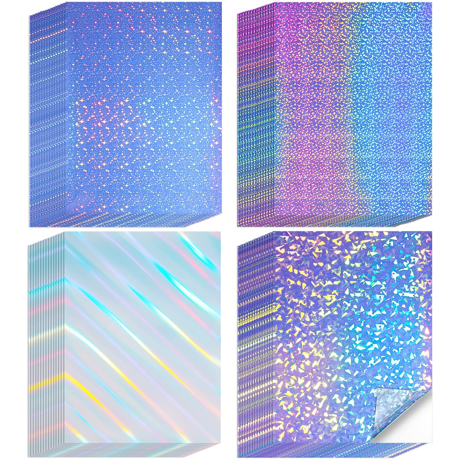 Amazon 60 Sheets Printable Holographic Laminate Sheets Vinyl Sticker Paper Printable Holographic Sticker Paper For Inkjet Laser Printer Waterproof With Gem Rainbow Spot Star Patterns 8 5 X 11 Office Products Amazon 60 Sheets Printable Holographic Laminate Sheets Vinyl Sticker Paper Printable Holographic Sticker Paper For Inkjet Laser Printer Waterproof With Gem Rainbow Spot Star Patterns 8 5 X 11 Office Products