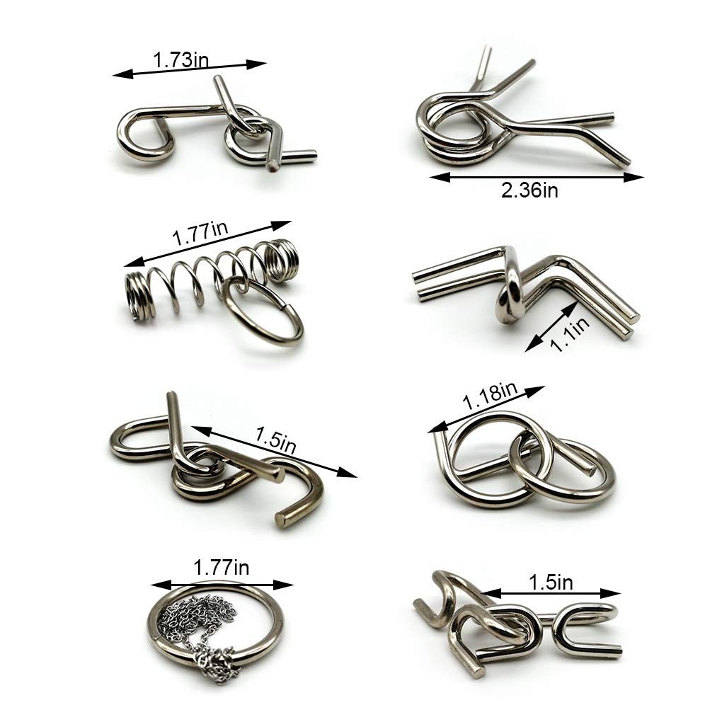 Mind Teasers Metal Puzzles