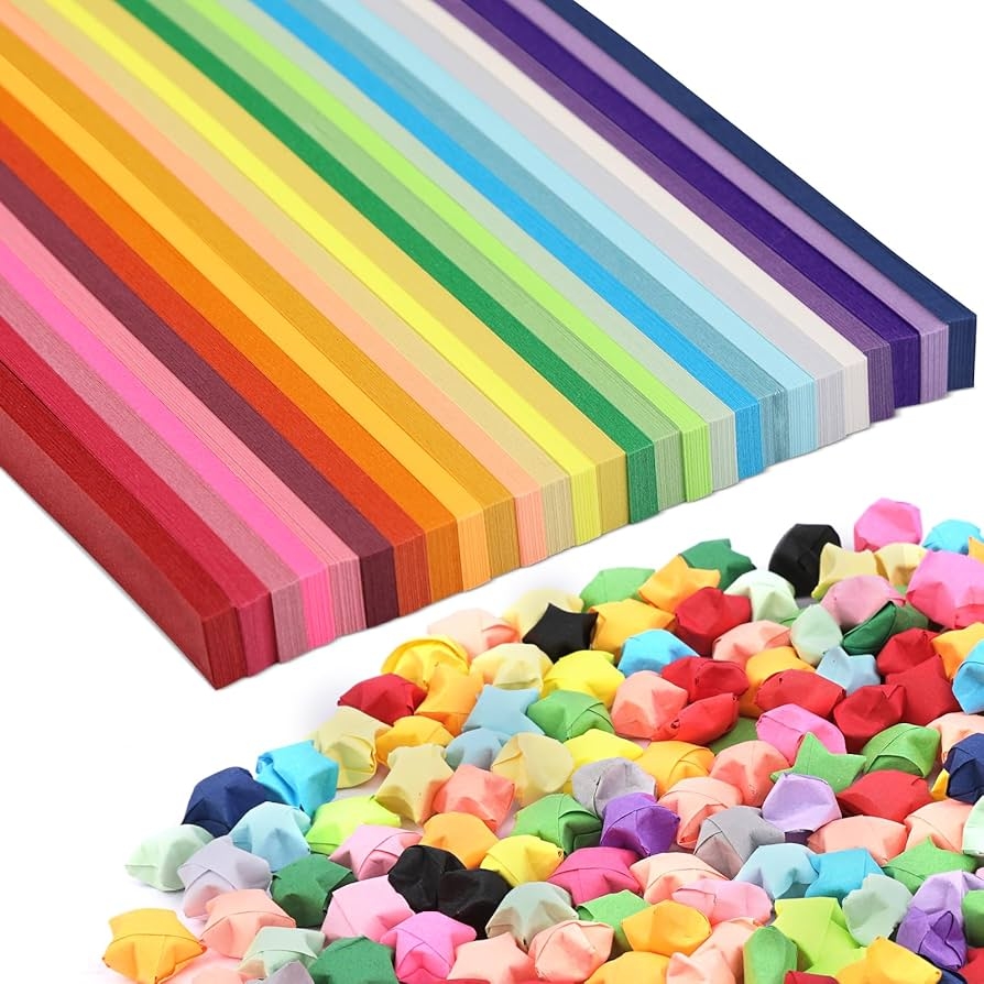 Amazon Bupete Star Origami Paper Assortment Color Star Paper Strips Double Sided Origami Stars Papers Strips Solid Color Paper Stars Lucky Star Decoration Papers Stars Strips Diy Hand Art Crafts Amazon Bupete Star Origami Paper Assortment Color Star Paper Strips Double Sided Origami Stars Papers Strips Solid Color Paper Stars Lucky Star Decoration Papers Stars Strips Diy Hand Art Crafts