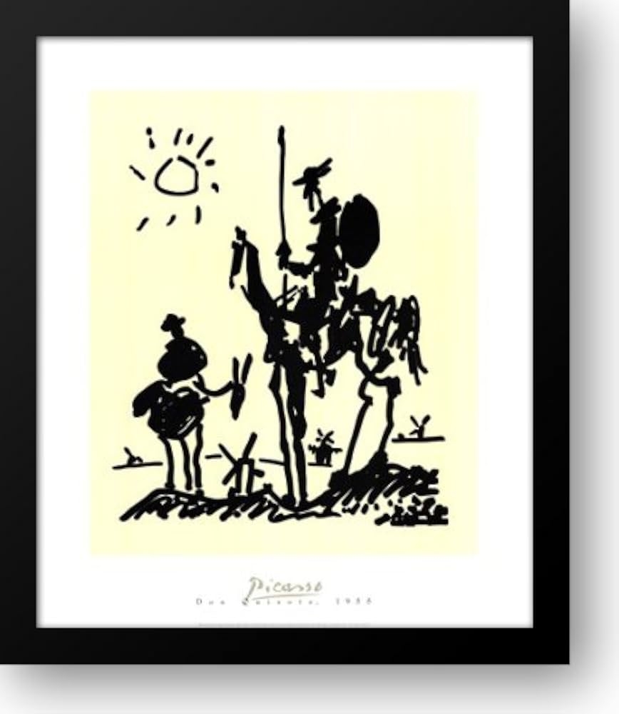 Amazon Don Quixote 24x28 Framed Art Print By Picasso Pablo Artwork Posters Prints Amazon Don Quixote 24x28 Framed Art Print By Picasso Pablo Artwork Posters Prints