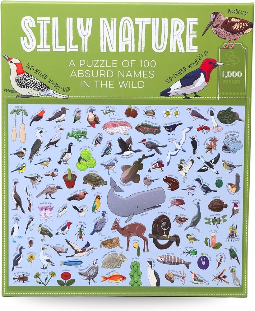 Amazon Funny Puzzles For Adults 1000 Pieces Jigsaw Puzzle Silly Nature 100 Puns Found In The Wild Hilarious Jigsaw Puzzle Perfect White Elephant Gag Gift For Animal Lovers Toys Games