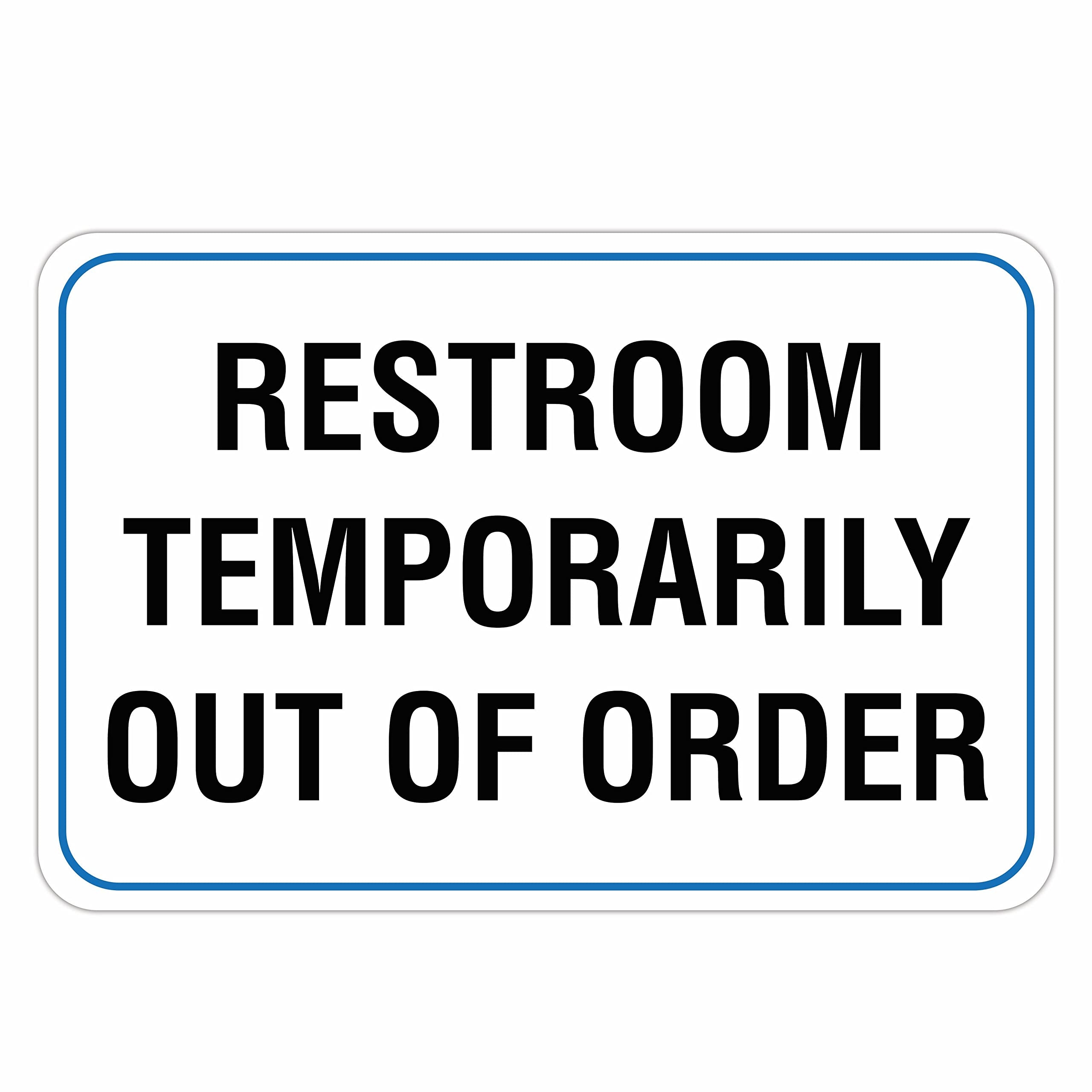 Out Of Order Sign Bathroom