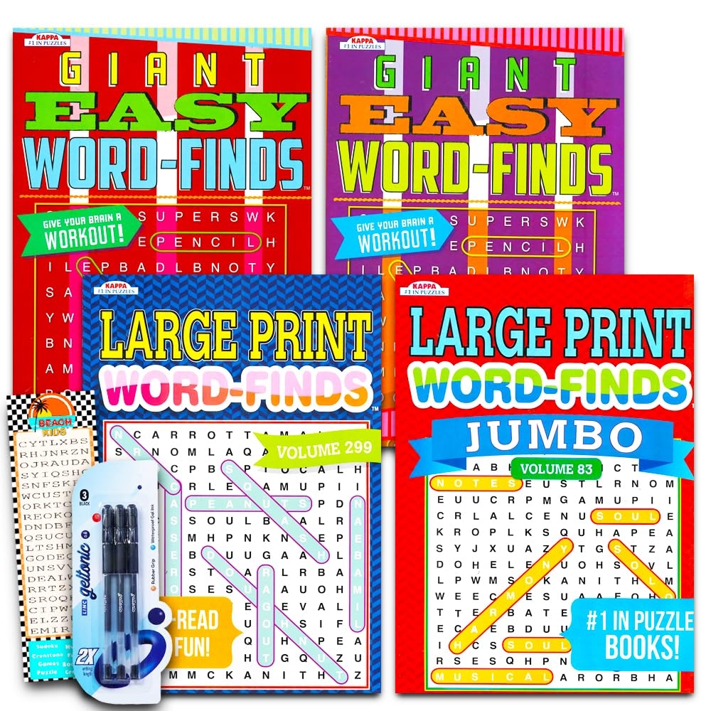Word Search Books For Adults