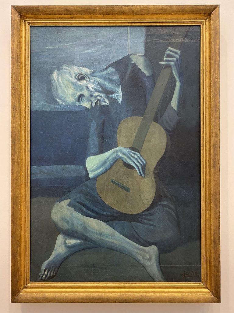Analysis Pablo Picasso The Old Guitarist 1903