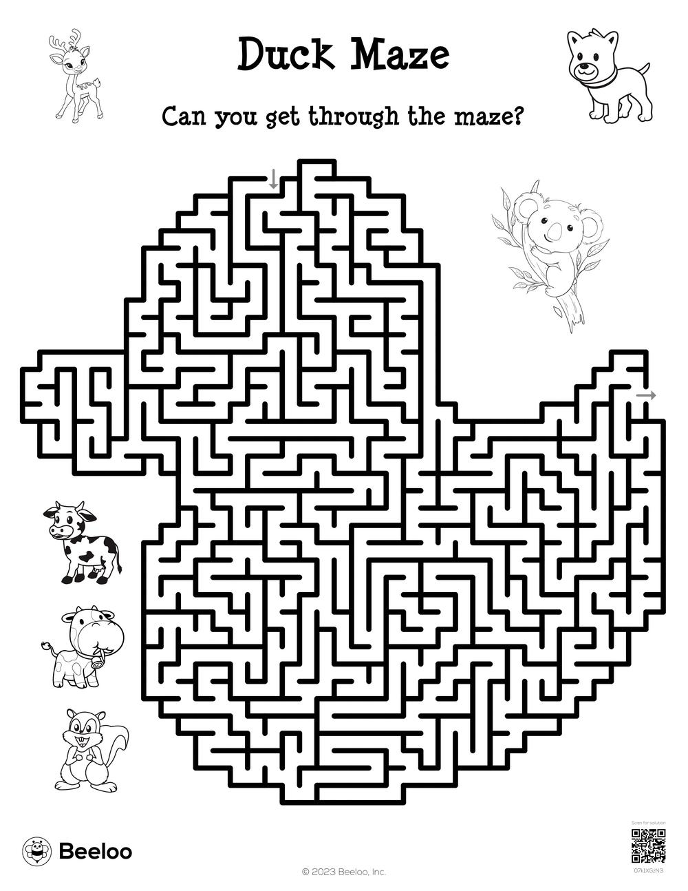Printable Mazes For Kids