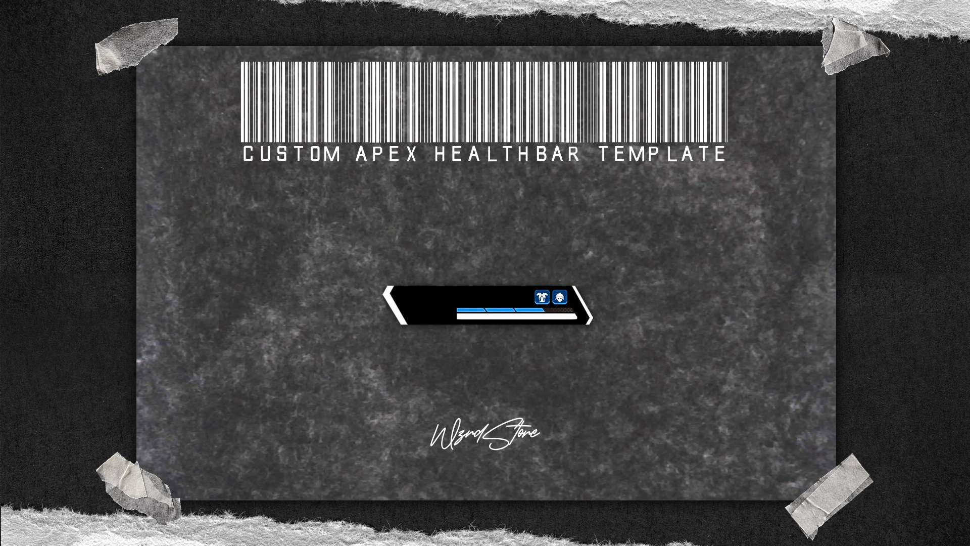 Apex Legends Custom Health Bar Overlay For Live Streaming Customizable Health Bar Template For Apex Legends includes Editable PSD File Etsy