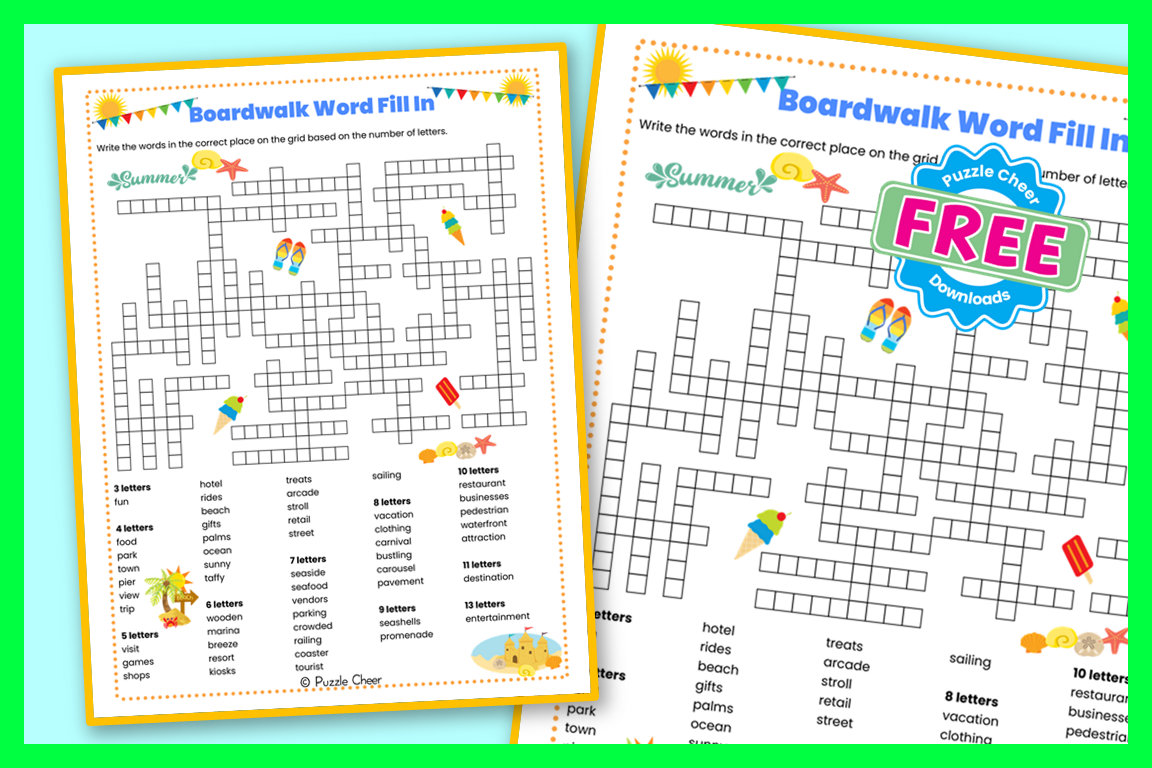 Beach Puzzle Cheer Beach Puzzle Cheer