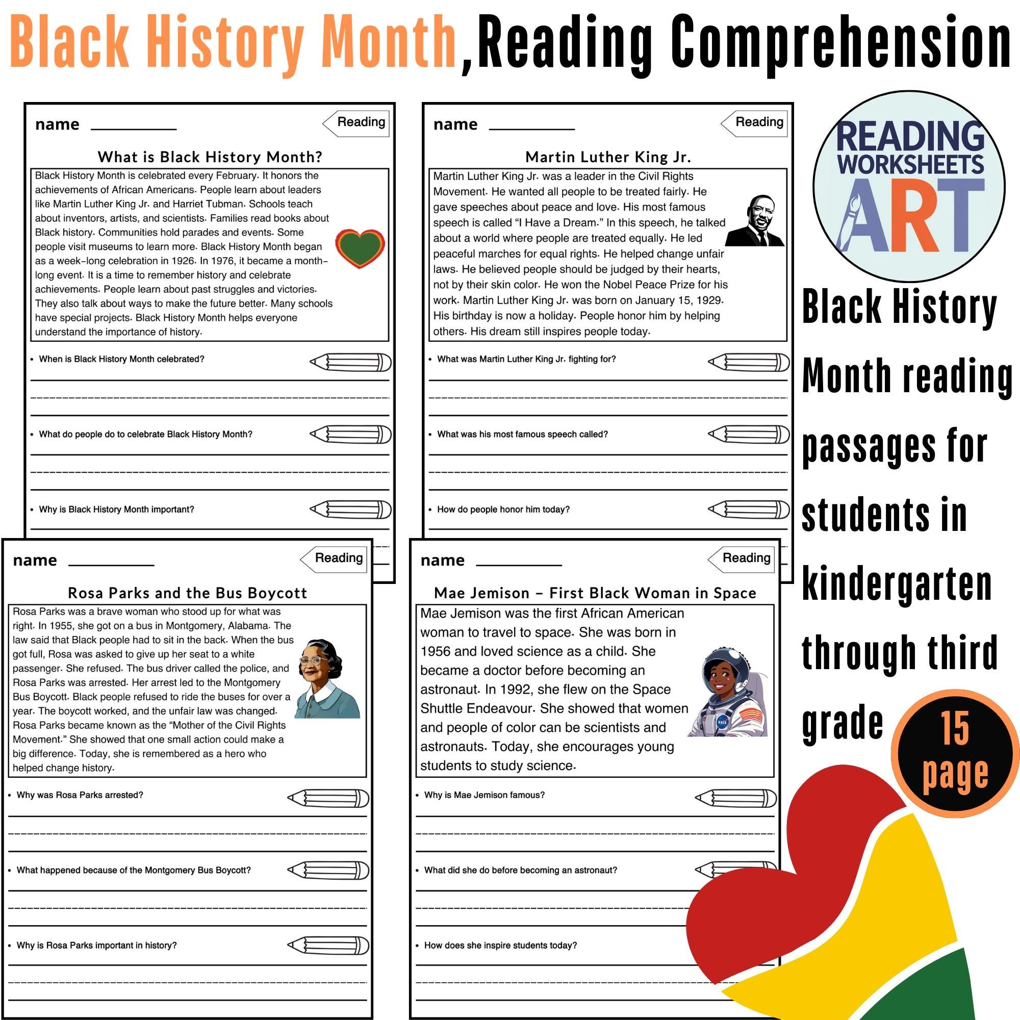 african american history worksheets