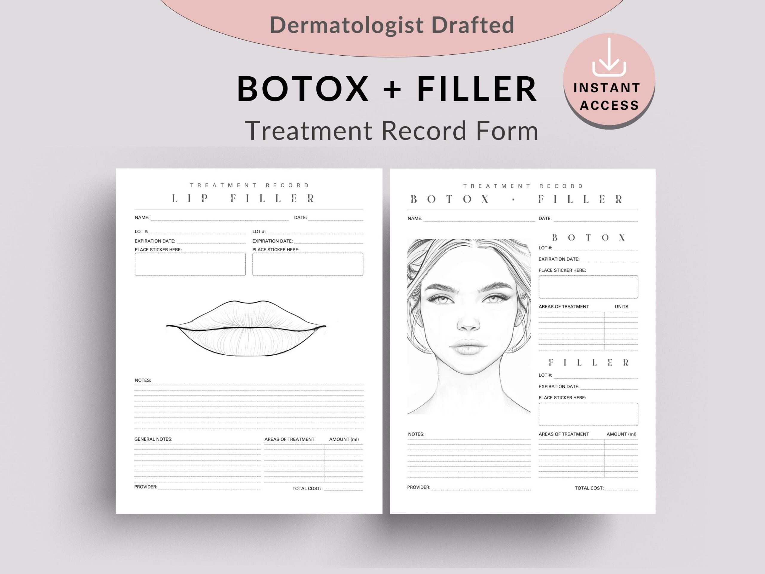 template botox face chart template botox face chart