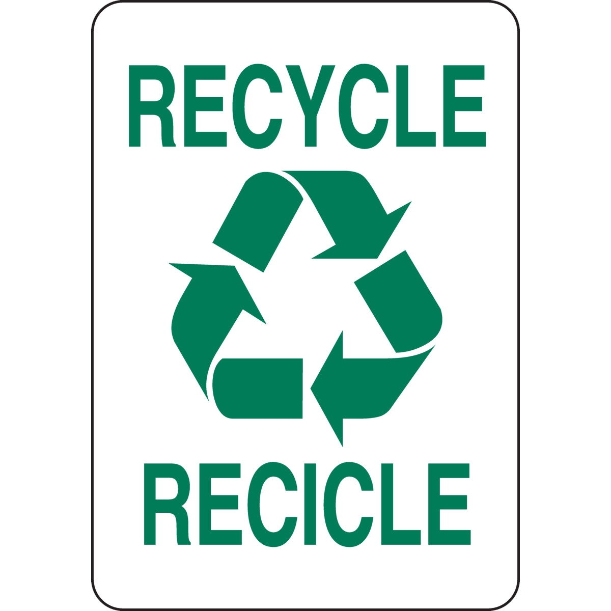 printable recycle symbol